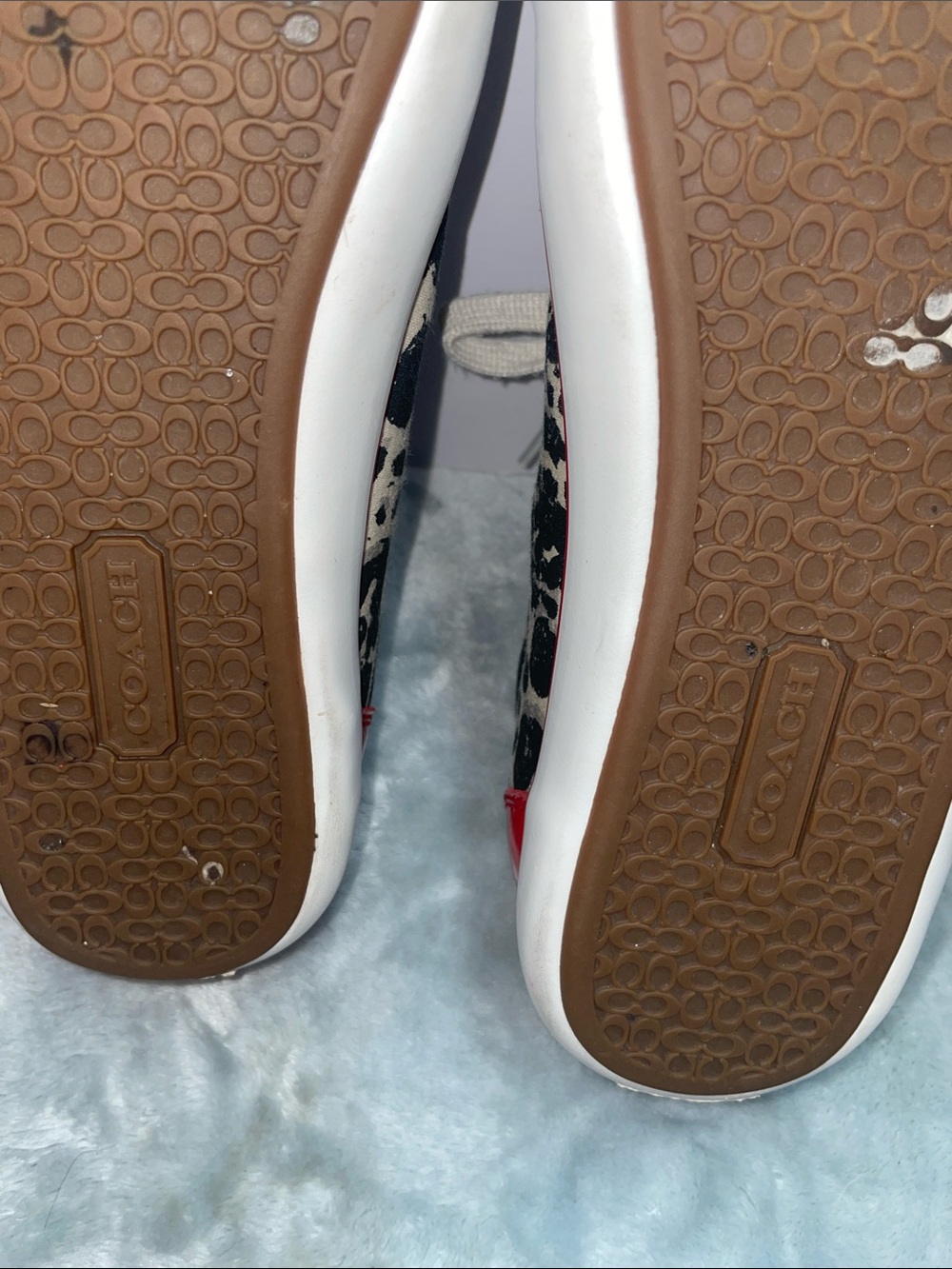 Coach ‘Barrett’ Leopard Print Woman’s Low Top Sneakers - Picture 7 of 12